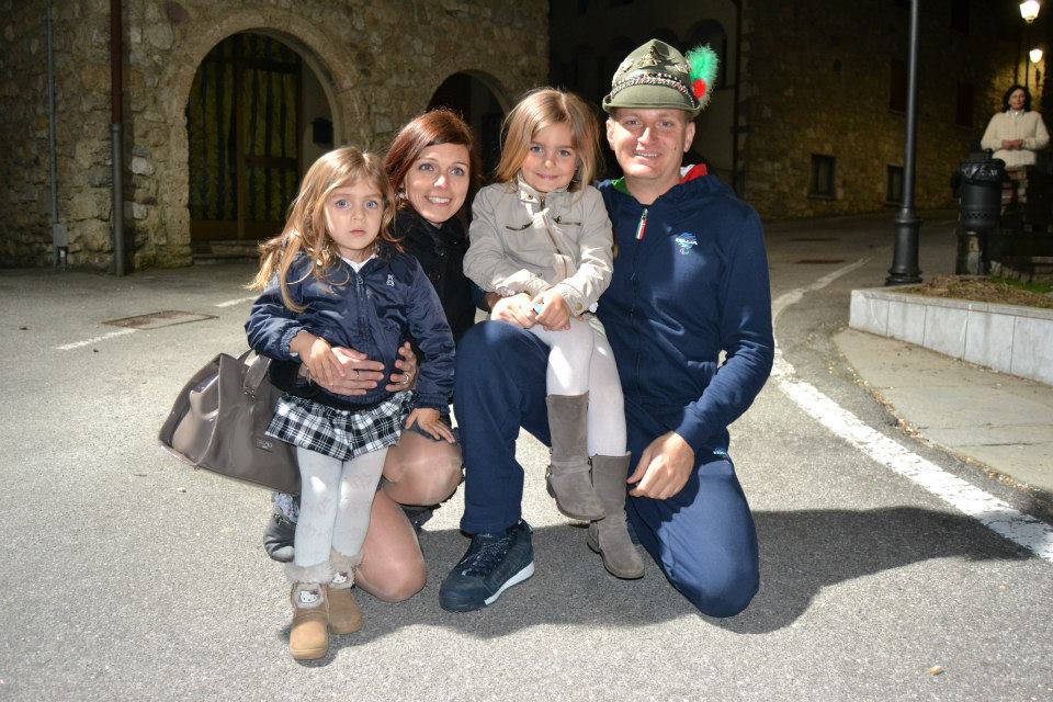 marco zanotti e famiglia