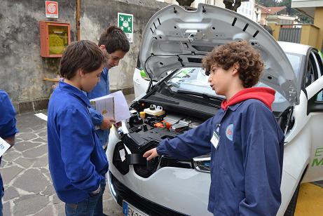 ragazzi a lezione di sostenibilità