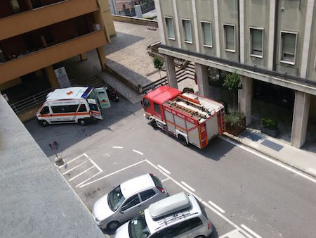 INTERVENTO VIGILI FUOCO GAZZANIGA