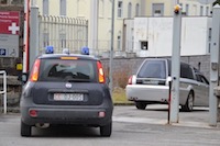 ingresso in ospedale del carro funebre