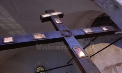 Croce lumini a Clusone