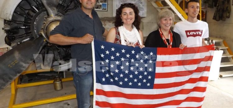 Dall’America a Gorno per l’aereo precipitato nel ’44 Dall’America a Gorno per l’aereo precipitato nel ’44