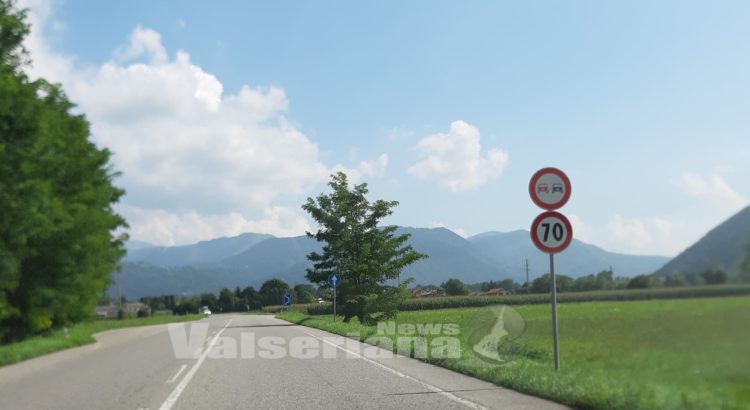 Riordino dei limiti di velocità lungo la strada provinciale della Val Seriana Riordino dei limiti di velocità lungo la strada provinciale della Val Seriana