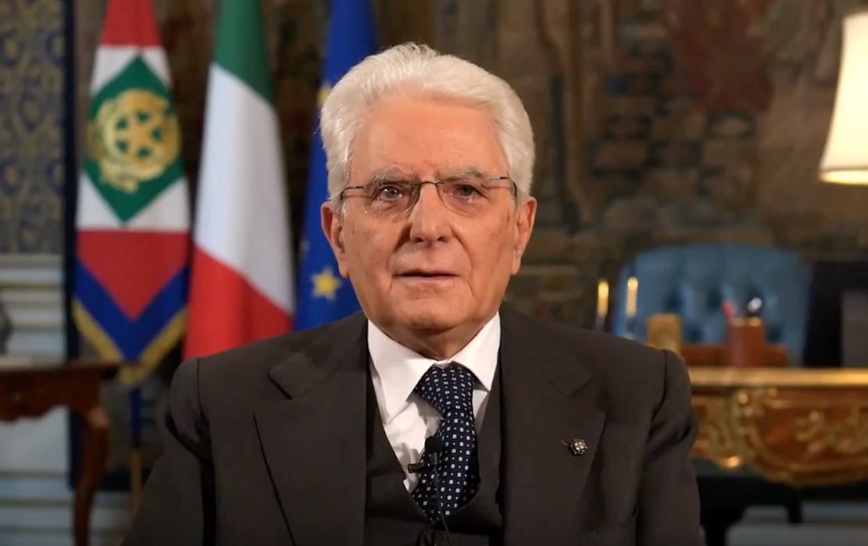 Il Presidente della Repubblica Sergio Mattarella