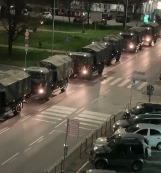 pandemia in Italia: i camion con i defunti di Bergamo