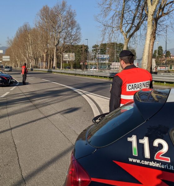 Posto di blocco dei Carabinieri