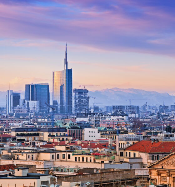 Quartiere degli affari Milano