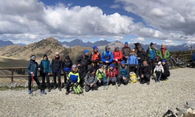 rifugio Parafulmine, i partecipanti della nona edizione di "A spasso con Luisa"