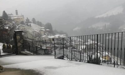 neve sulle Orobie a Gorno