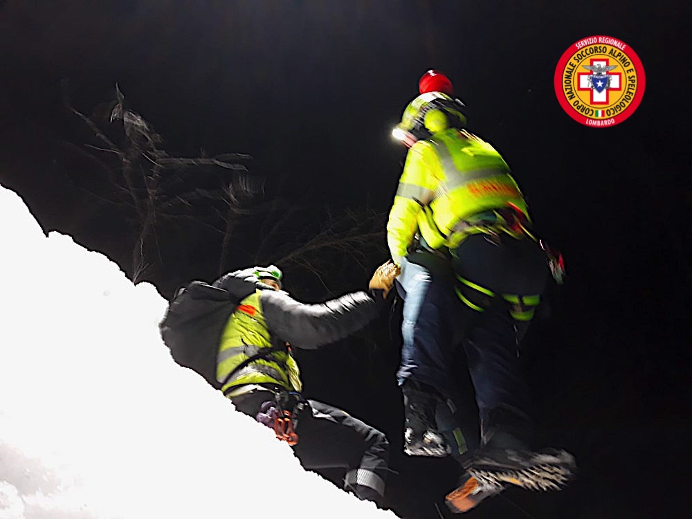 Intervento soccorso alpino a Mezzeno