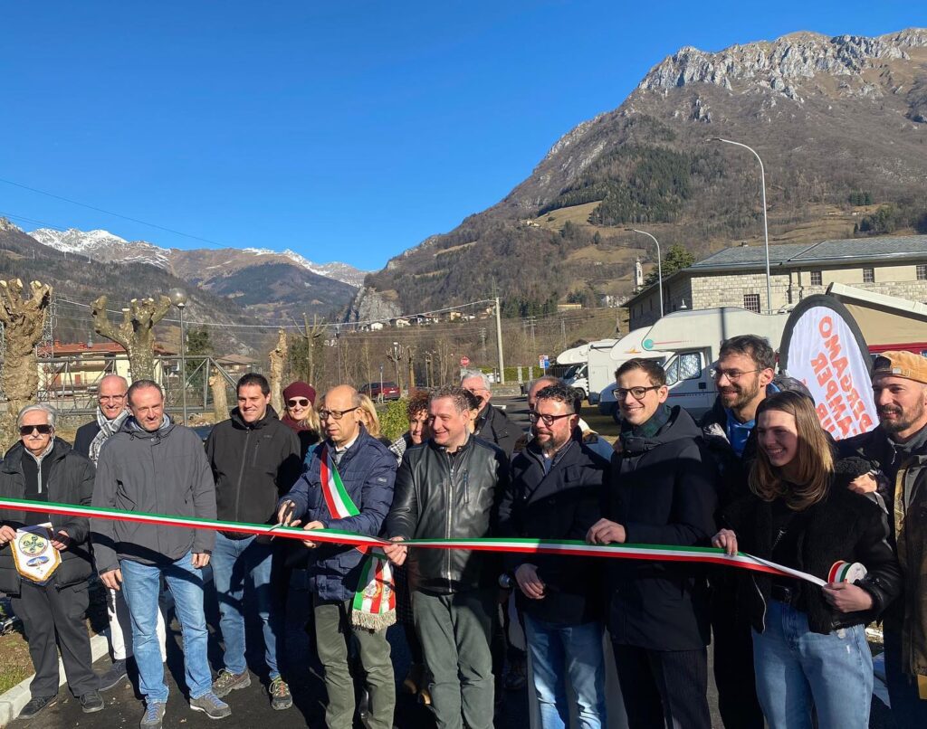 inaugurazione ardesio area camper 