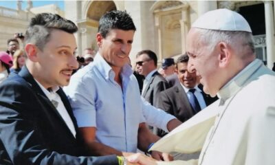 Luciano Ferrari Chiarelli di Dorga con Papa Francesco