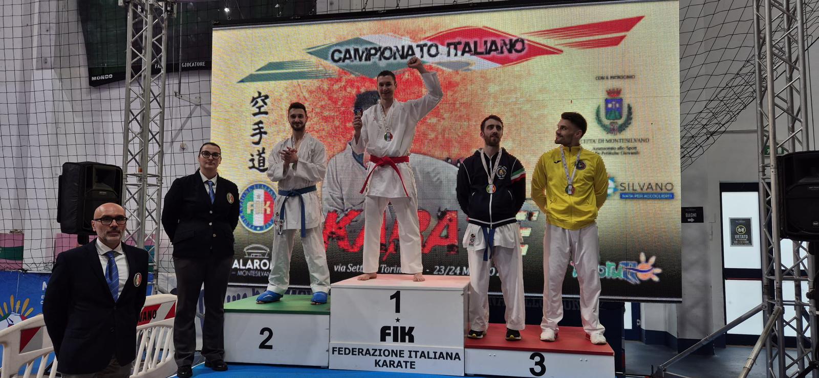 Diego Santus, campione italiano di karate