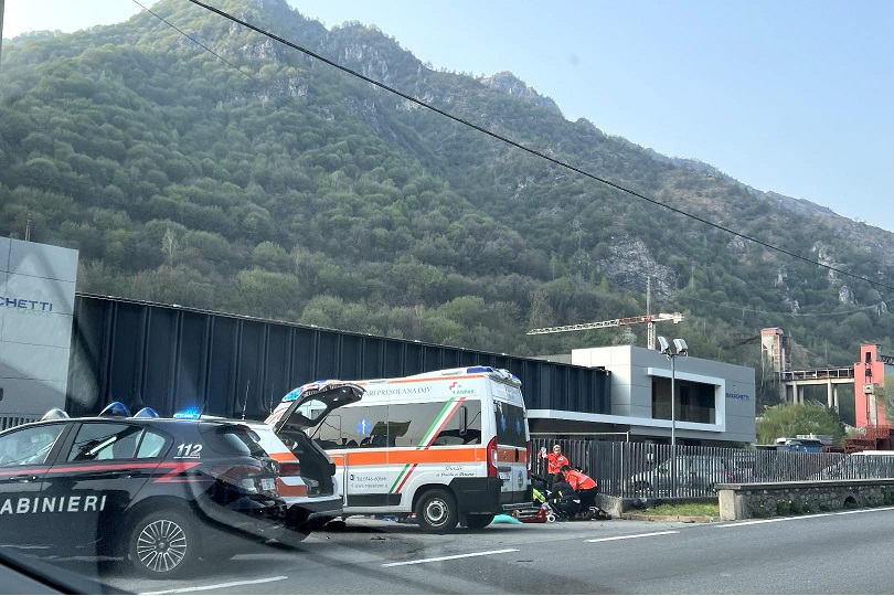 incidente auto moto casnigo