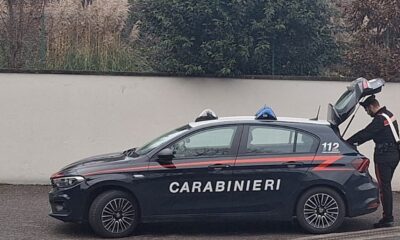 i carabinieri intervenuti ad albino