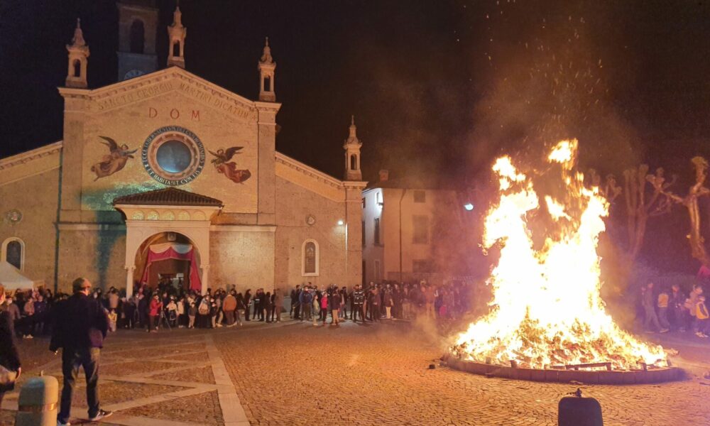 falò san giorgio fiorano al serio