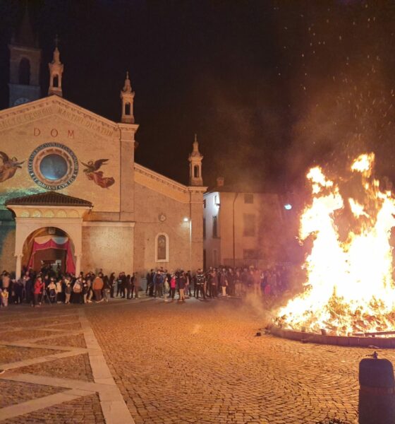 falò san giorgio fiorano al serio