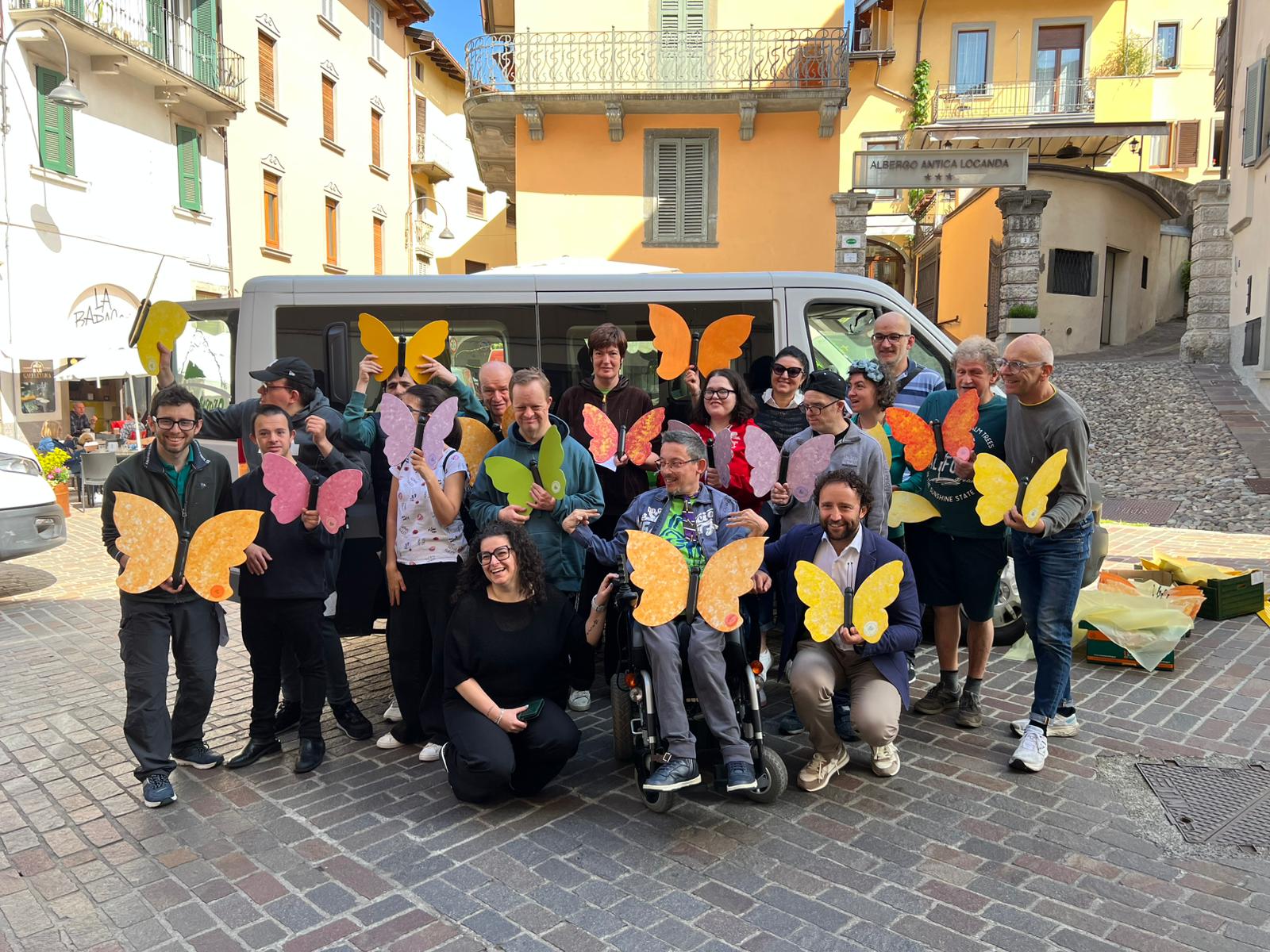 farfalle colorate clusone