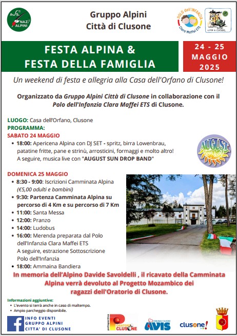 festa alpini clusone programma