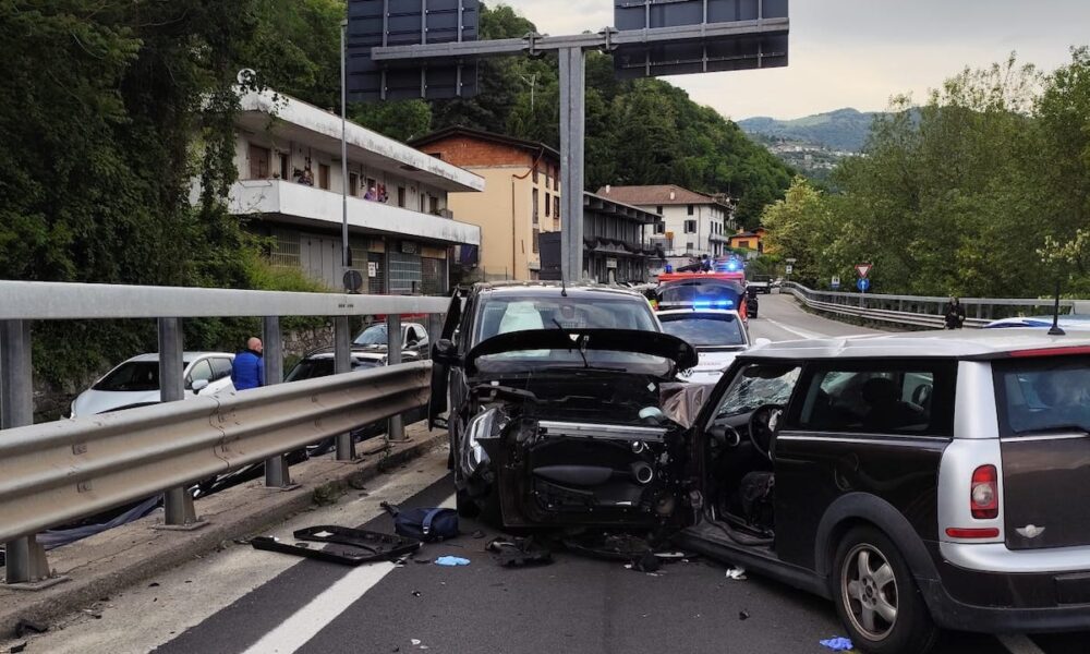 incidente frontale albino
