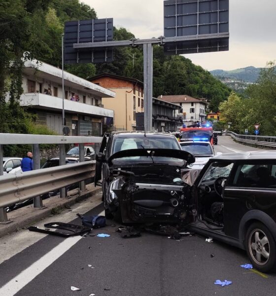 incidente frontale albino
