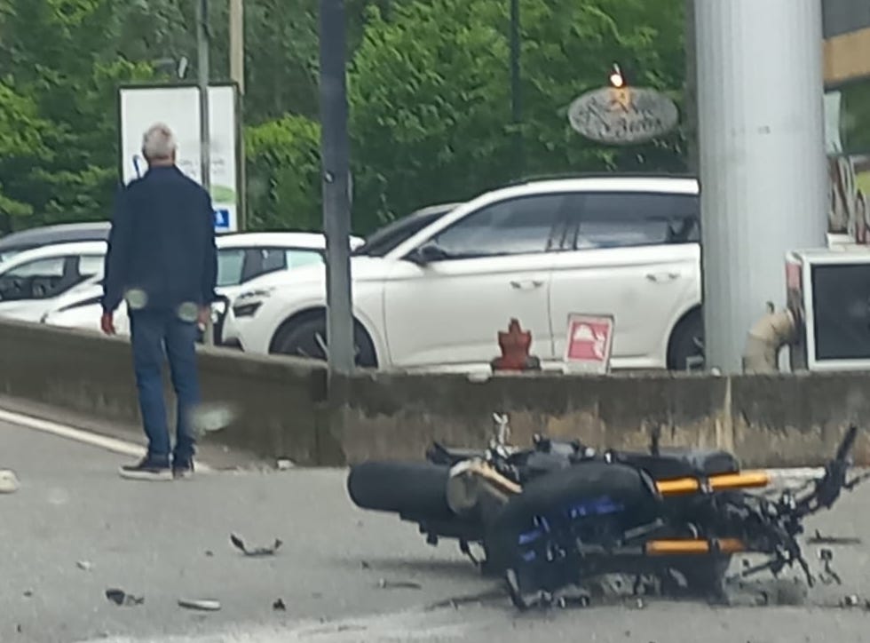 incidente auto moto casnigo