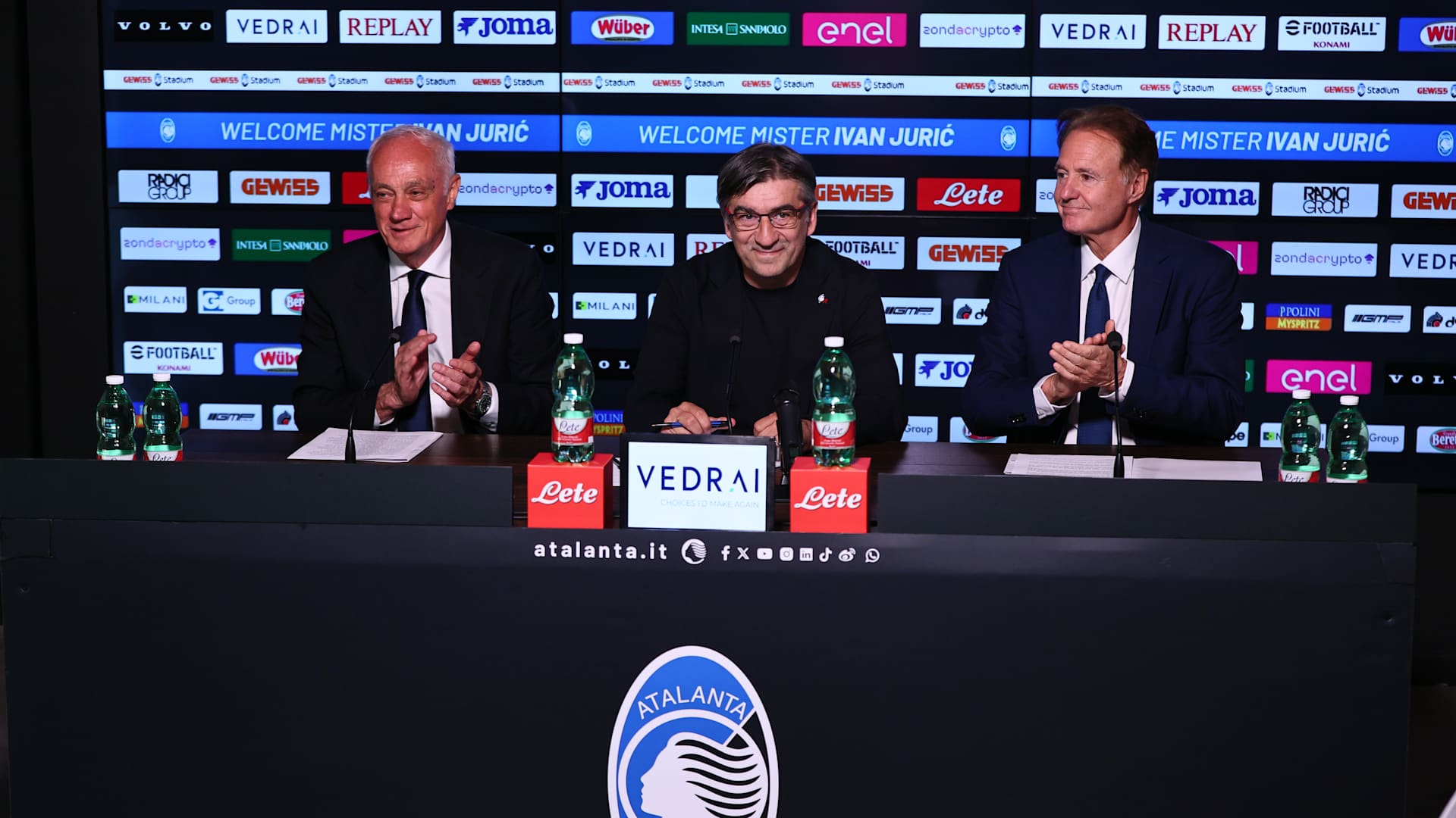 presentazione Juric atalanta