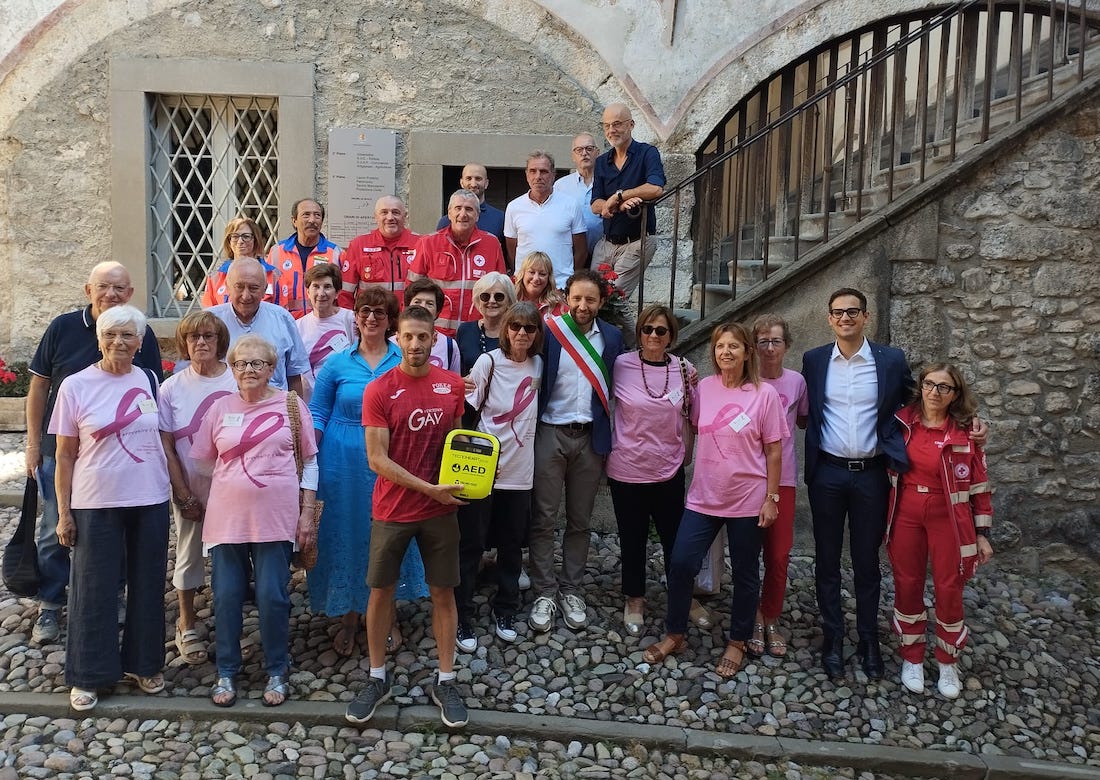 antonino lollo defibrillatore clusone