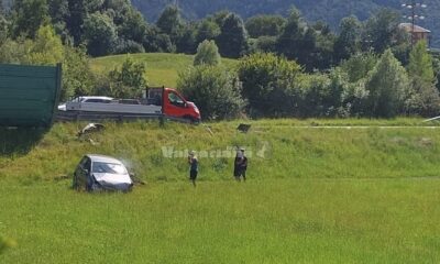 auto fuori strada clusone