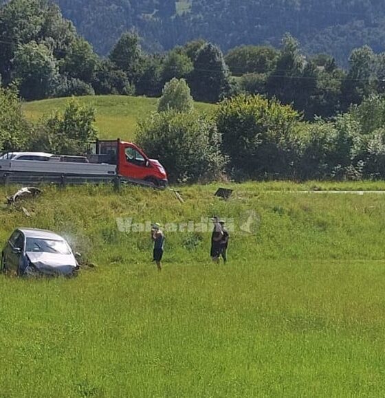 auto fuori strada clusone