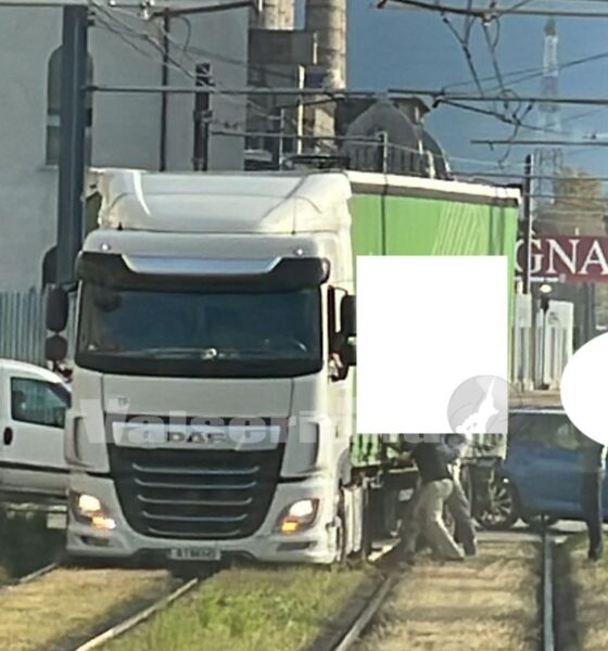 tir bloccato teb alzano