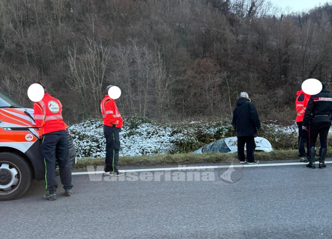 auto fuori strada fiorano al serio