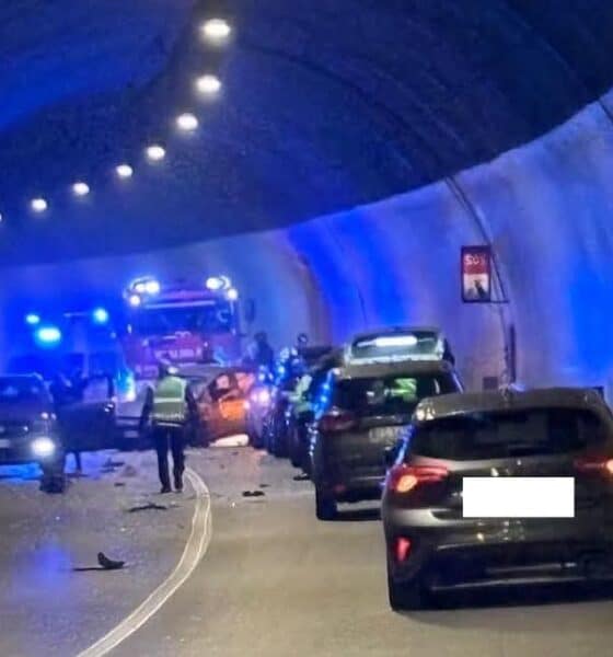 incidente galleria del dosso albino statale 671