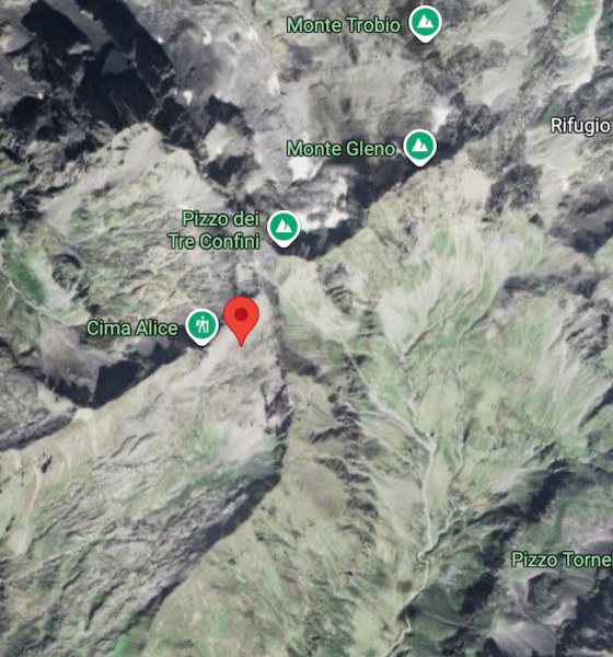 valanga valbondione maps areu