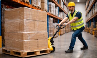 Movimentazione merci con transpallet