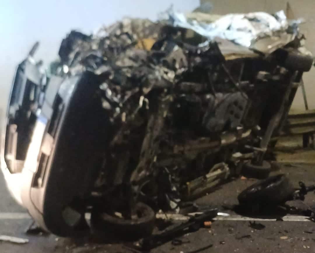 furgone ribaltato incidente albino