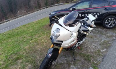 incidente moto bici oneta