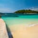 Spiaggia a Ksamil in Albania