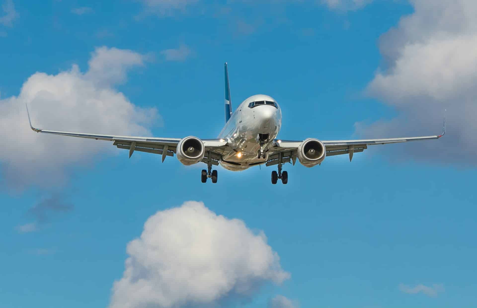 Aereo in volo