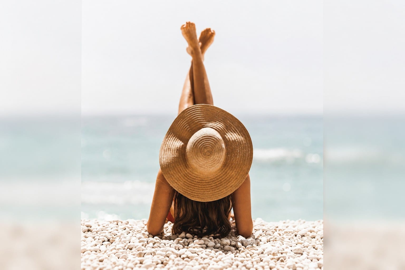 Ragazza in spiaggia