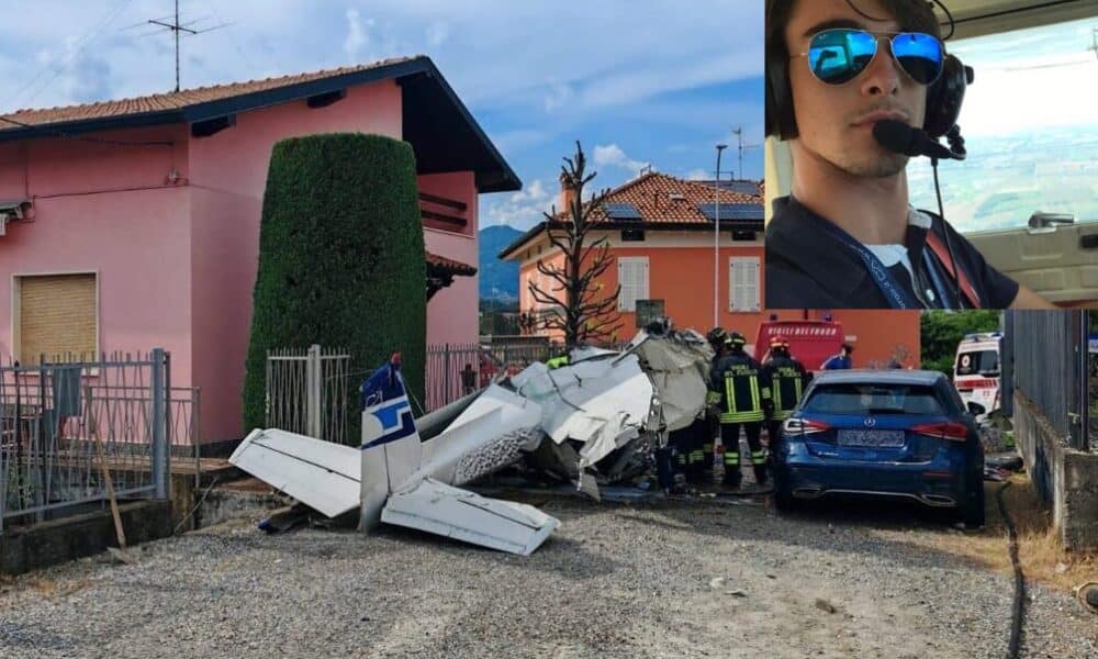 incidente aereo valbrembo