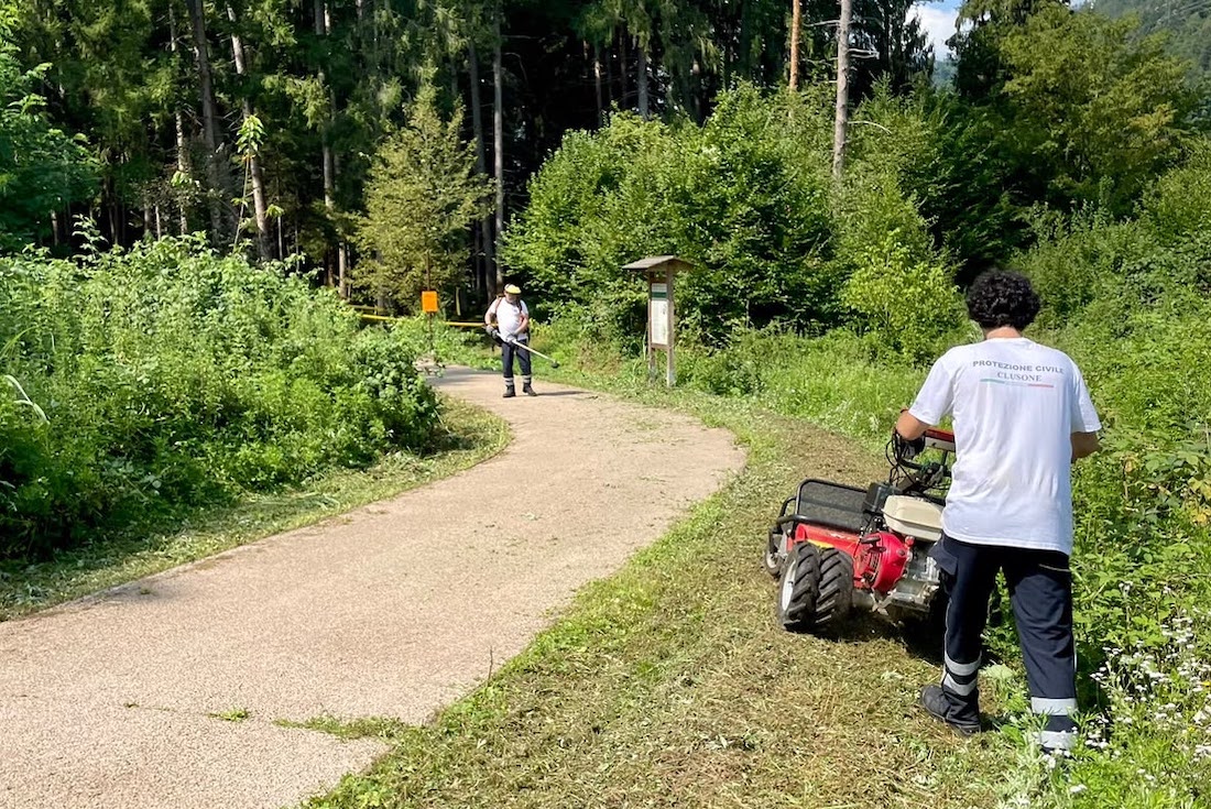 clusone volontariato pineta