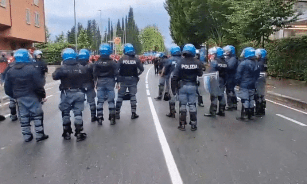 polizia stadio bergamo tel aviv