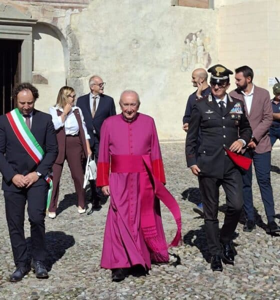 monsignor borlini saluto clusone