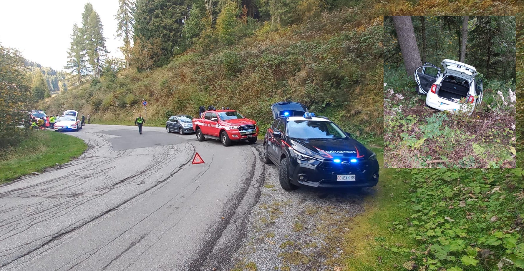 auto furoi strada monte pora