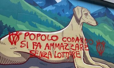 vandalizzato murale bergamo