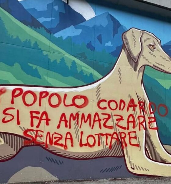 vandalizzato murale bergamo